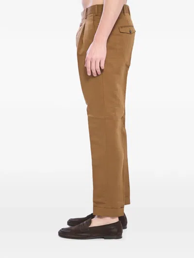 Pt Torino Rebel Trousers In Brown