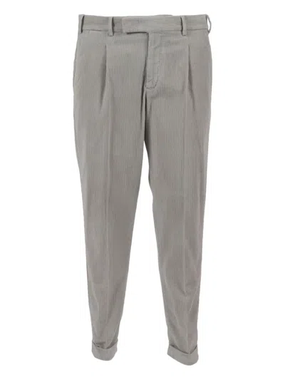 Pt Torino Rebel Trousers In Gray