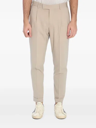 Pt Torino Rebel Trousers In Beige