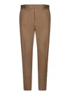 Pt Torino Rebel Twill Trousers In Biscotto In Beige