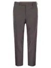 Pt Torino Rebel - Wool And Silk Flannel Trousers