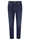 Pt Torino Reggae Five-pocket Jeans In Blue