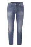 Pt Torino Stretch Denim Reggae Jeans In Blue