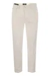 Pt Torino Low-rise Skinny-cut Jeans In White