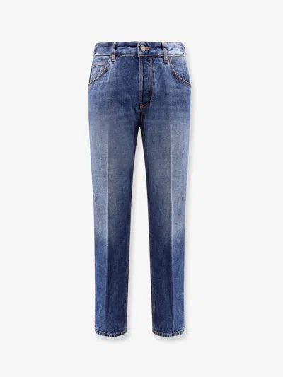 Pt Torino Reggae Cotton Jeans In Blue