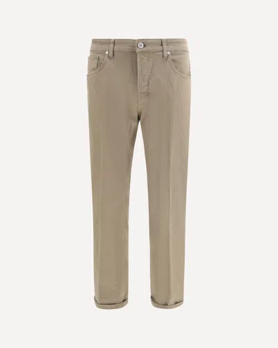 Pt Torino Reggae Logo-patch Regular Jeans In Neutral