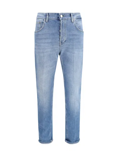 Pt Torino Light Blue Cotton Men Jeans