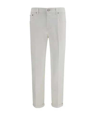Pt Torino Reggae Slim-fit Jeans In White