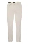 Pt Torino Low-rise Skinny-cut Jeans In White
