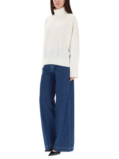 Pt Torino Relaxed Fit Turtleneck Sweater In Neutral