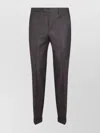Pt Torino Relaxed Trousers With Cuffed Hem And Pleats In Gray