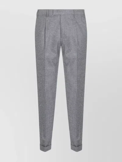 PT TORINO RELAXED TROUSERS WITH CUFFED HEM AND POCKETS