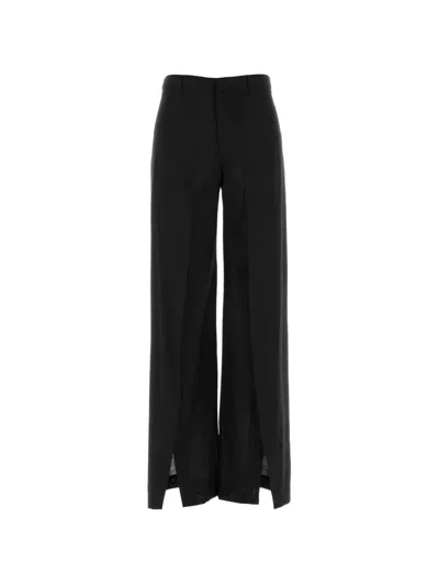Pt Torino Casual Pants With Belt Loops In Black