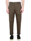 Pt Torino Pressed-crease Straight-leg Trousers In Brown