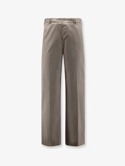 Pt Torino Reworked Michael Cotton Blend Trousers In Neutral