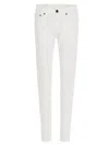 Pt Torino Low-rise Skinny-cut Jeans In White