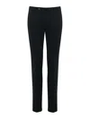 Pt Torino S-slim Gabardine Trousers In Dark Blue