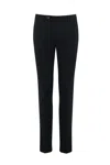 Pt Torino S-slim Gabardine Trousers In Navy Scuro