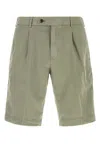 Pt Torino Green Solid Shorts In Green