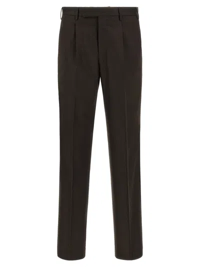 Pt Torino Samuel Trousers In Black