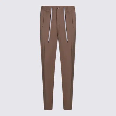 Pt Torino Trousers Light And Natural In Brown