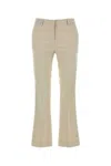 Pt Torino Tailored Flared Trousers In Sabbia