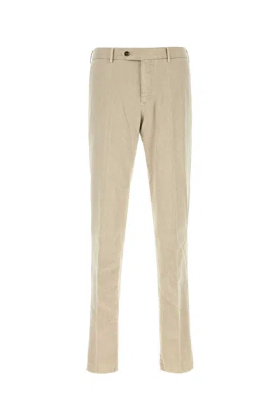 PT TORINO SAND STRETCH LINEN BLEND PANT