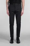Pt Torino Sd75 Pants In Blue Cotton In Black