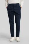 Pt Torino Sd75 Pants In Blue Cotton In Blue