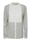 Pt Torino Tailored Cotton Shirt With Striped