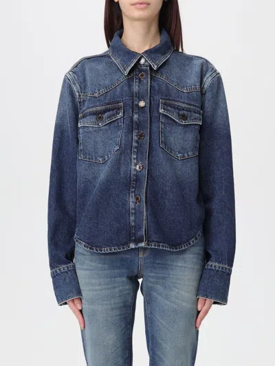 Pt Torino Shirt  Woman Color Denim In Blue