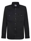 Pt Torino Flap-pockets Button-up Shirt In Black