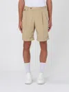 Pt Torino Cotton Stretch Bermuda Shorts With Waist Belt Loops