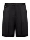 Pt Torino Tailored Bermuda Shorts In Black