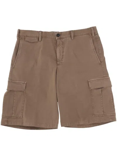 Pt Torino Cargo Shorts In Brown