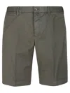 Pt Torino Stretch Cotton Bermuda Shorts In Green