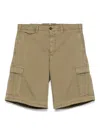 Pt Torino Relaxed Cargo Bermuda Shorts In Green