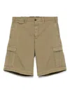 Pt Torino Relaxed Cargo Bermuda Shorts In Green