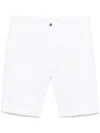 Pt Torino Gabardine Shorts In White