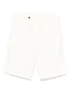 Pt Torino Gabardine Shorts In White