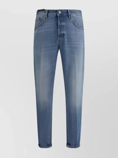 Pt Torino Signature Cotton Jeans Rivet Detailing In Blue