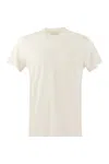 Pt Torino White Silk Blend T-shirt In White