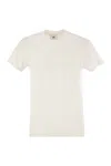 Pt Torino White Silk Blend T-shirt In White