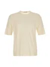 Pt Torino Silk Cotton Sweater Sweaters And Cardigans White In Gray