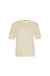 Pt Torino Silk Cotton Sweater Sweaters And Cardigans White In White