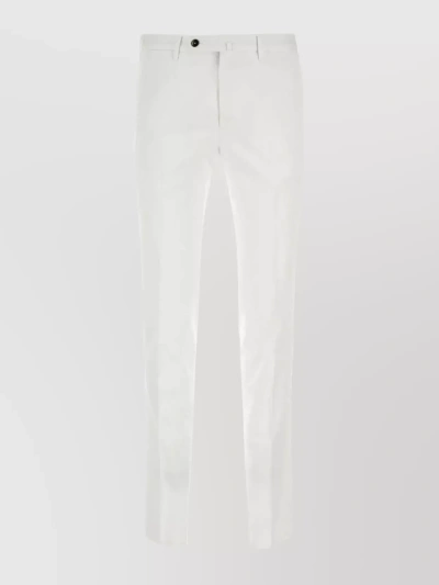 Pt Torino Silkochino Pant With Back Slit And Belt Loops In Metallic