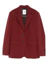 Pt Torino Single-breasted Blazer In Red