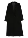 Pt Torino Single-breasted Coat In Black