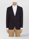 Pt Torino Single Breasted Wool Blend Jacket In Purple