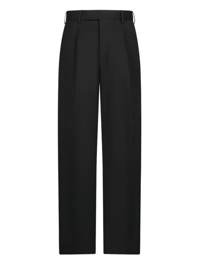 Pt Torino Single-pleat Trousers In Black